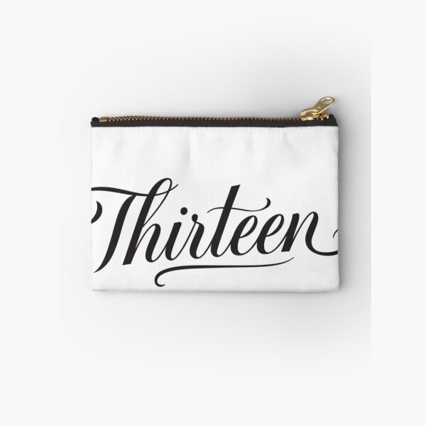 Item preview, Unlucky for some, legendary for you. Show off your signature number with this classic "Thirteen" typography design. designed and sold by FitEnvy.