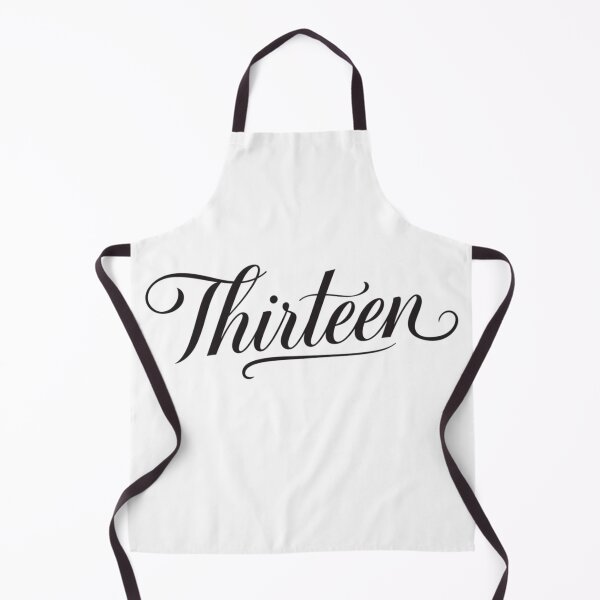 Item preview, Unlucky for some, legendary for you. Show off your signature number with this classic "Thirteen" typography design. designed and sold by FitEnvy.