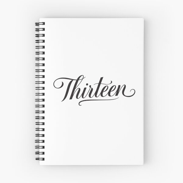 Item preview, Unlucky for some, legendary for you. Show off your signature number with this classic "Thirteen" typography design. designed and sold by FitEnvy.