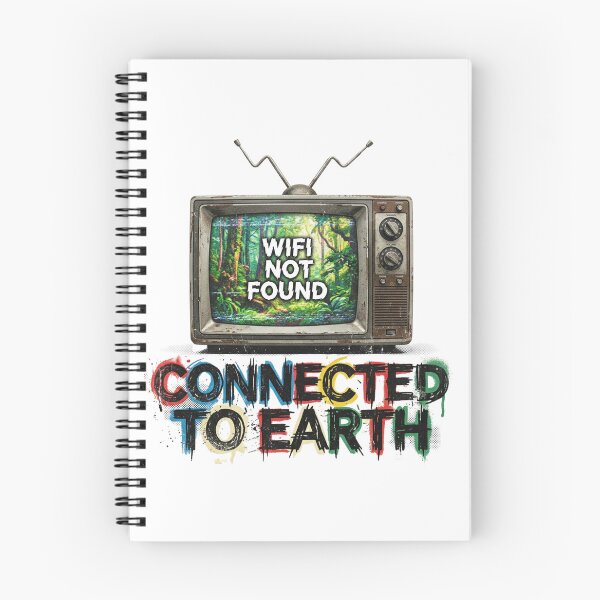 Item preview, Connected to Earth - Retro Television Digital Detox Art designed and sold by Sanan Israyilli.