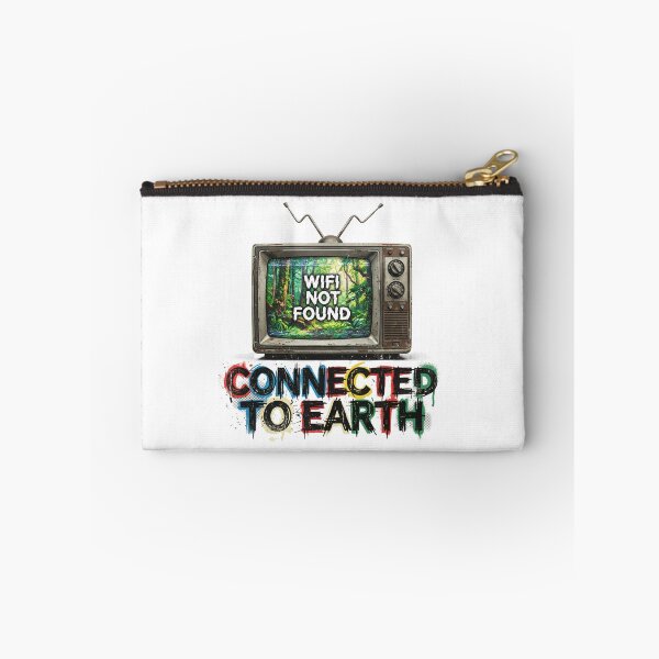 Item preview, Connected to Earth - Retro Television Digital Detox Art designed and sold by Sanan Israyilli.