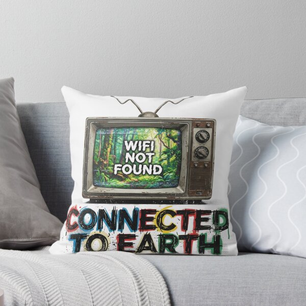 Item preview, Connected to Earth - Retro Television Digital Detox Art designed and sold by Sanan Israyilli.