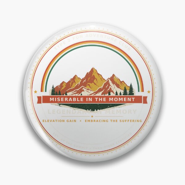 Item preview, Type 2 Fun Adventure Club Retro Hiking Shirt - Miserable in the Moment Outdoor Graphic designed and sold by Vagabond Ventures25.