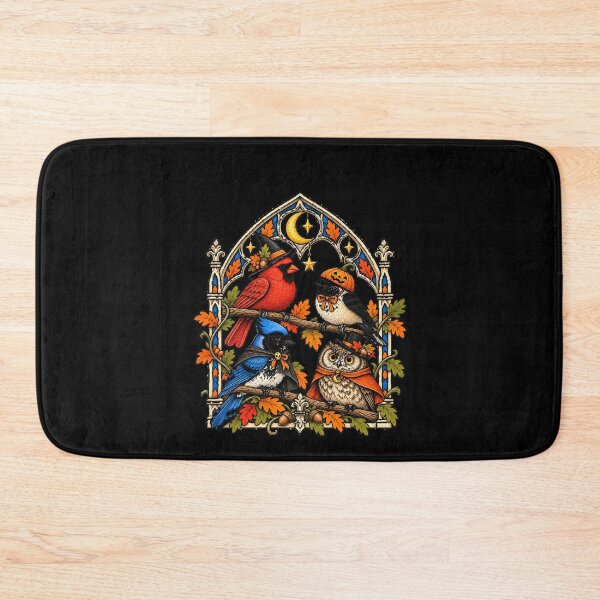 Item preview, Halloween Birds in a Gothic Window designed and sold by AMICO77.