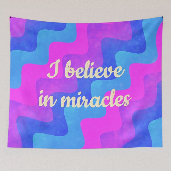 Item preview, I believe in miracles blue designed and sold by Ana Gorozpe.