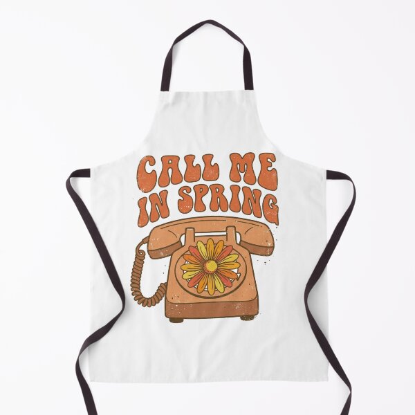 Item preview, Call Me In Spring - Groovy 70s Retro Rotary Telephone Art designed and sold by Sanan Israyilli.