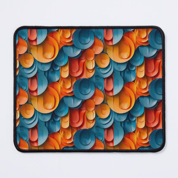 Item preview, Vibrant 3D Papercraft Abstract Shapes Pattern designed and sold by NTGUILTY.
