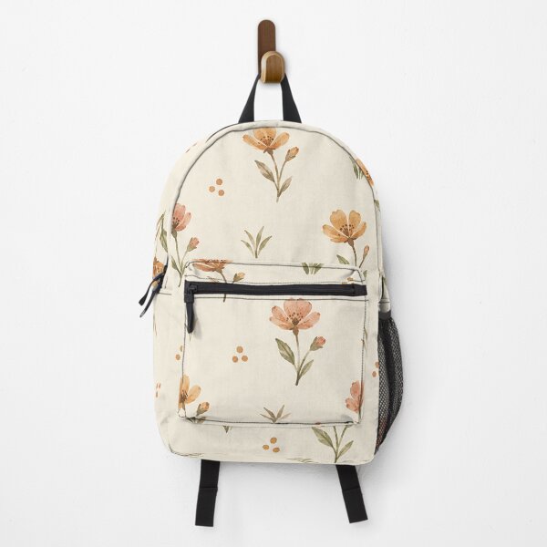 Item preview, Wildflower Pattern Warm Floral Watercolor designed and sold by mycute-stickers.