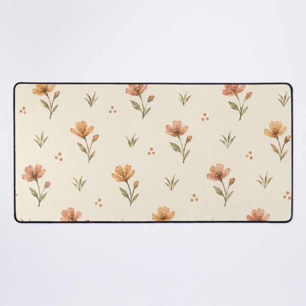 Item preview, Wildflower Pattern Warm Floral Watercolor designed and sold by mycute-stickers.