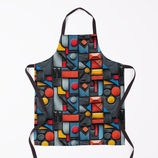Item preview, Colorful 3D Geometric Bauhaus Block Pattern designed and sold by NTGUILTY.