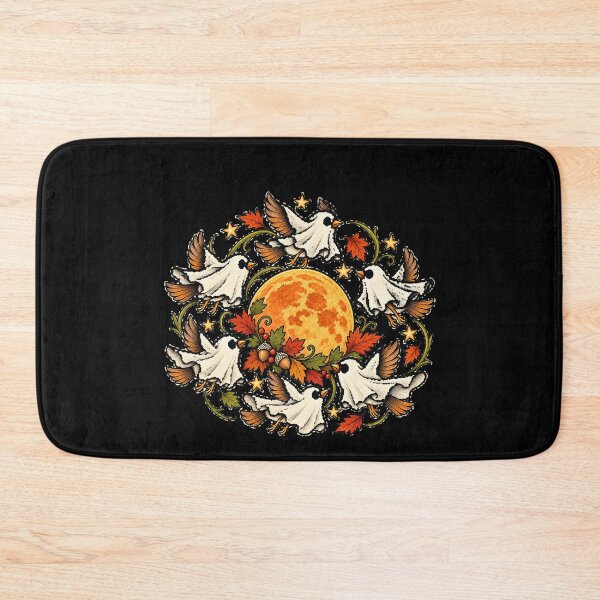 Item preview, Ghost Birds Around a Pumpkin Moon designed and sold by AMICO77.