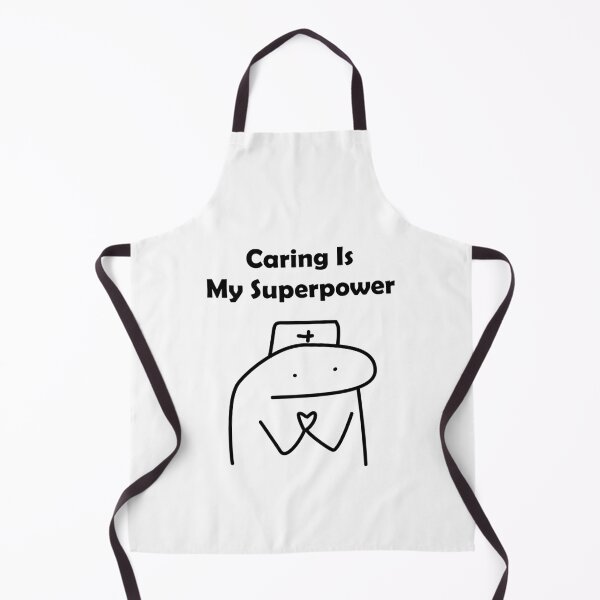 Item preview, Cute Caring Is My Superpower Nurse Cartoon designed and sold by darkskinbender.