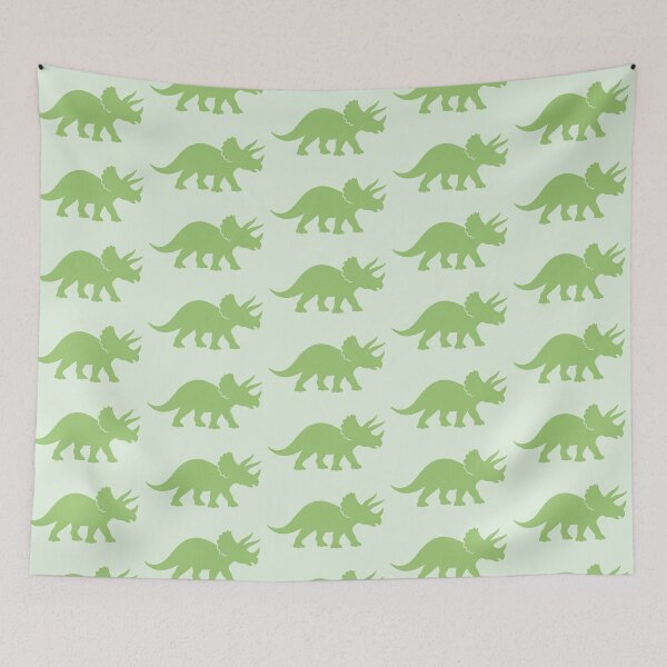 Item preview, Green Triceratops Dinosaur Silhouette designed and sold by MIRANDA CREATIVE.