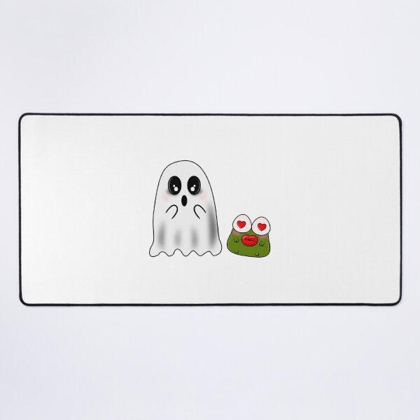 Item preview, Cute Ghost and Love Frog | Kawaii Halloween Friends Design designed and sold by ForcePrint.