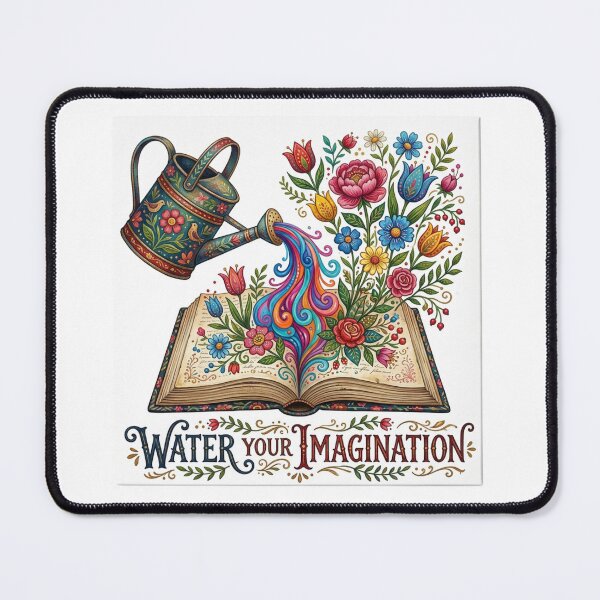 Item preview, Water Your Imagination - Vintage Folk Art Magical Book designed and sold by Sanan Israyilli.