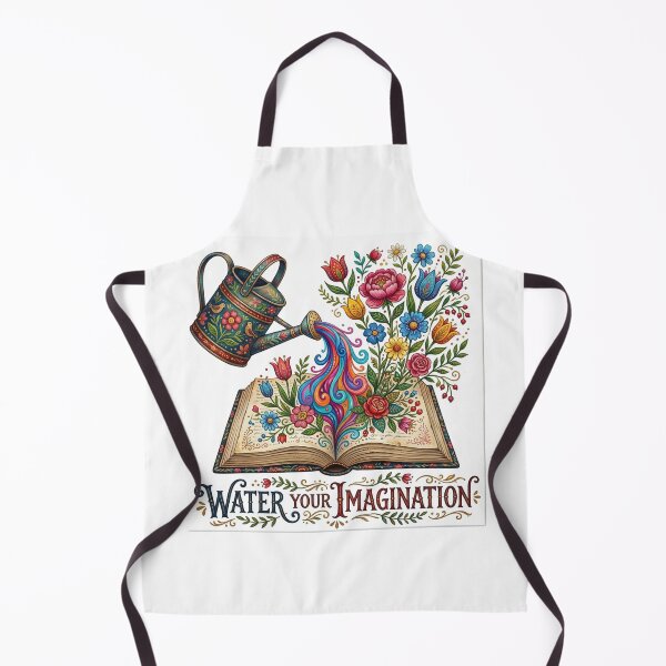Item preview, Water Your Imagination - Vintage Folk Art Magical Book designed and sold by Sanan Israyilli.