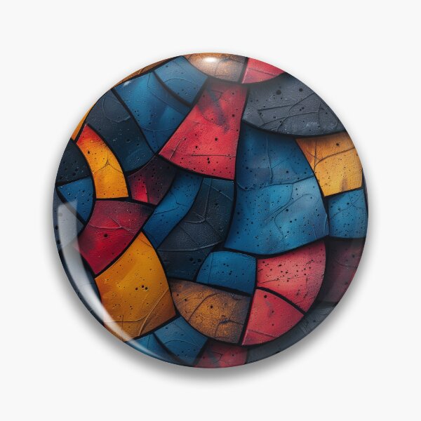 Item preview, Colorful Textured Curved Mosaic Concrete Pattern designed and sold by NTGUILTY.