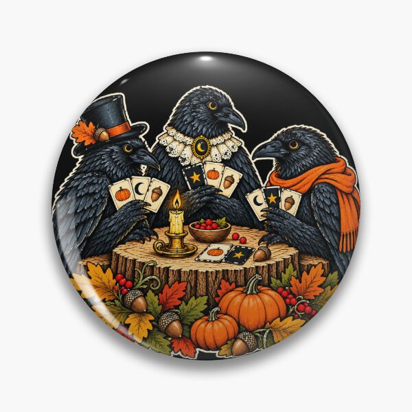 Item preview, Ravens Playing a Midnight Card Game designed and sold by AMICO77.