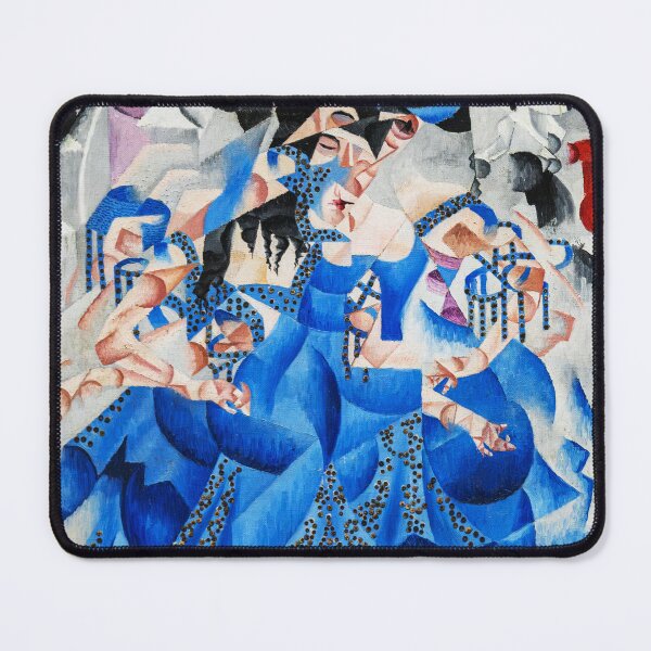 Item preview, Gino Severini, Danseuse Bleu, 1912, Art Print designed and sold by Fine-Art-Hub.