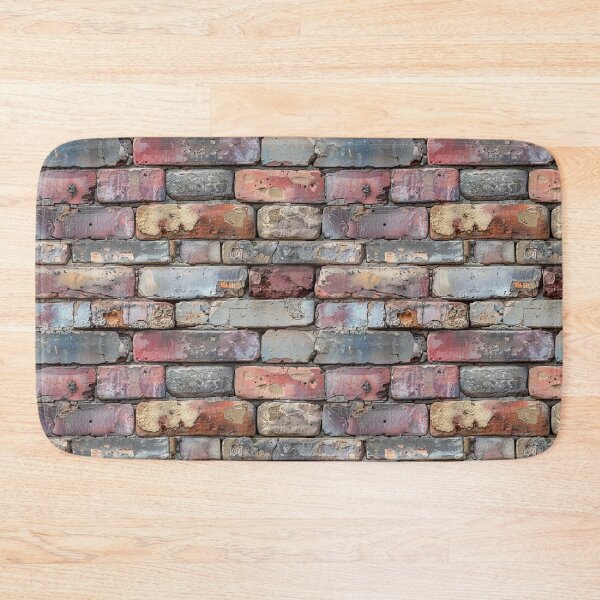 Item preview, Colorful Weathered Grunge Brick Wall Pattern designed and sold by NTGUILTY.