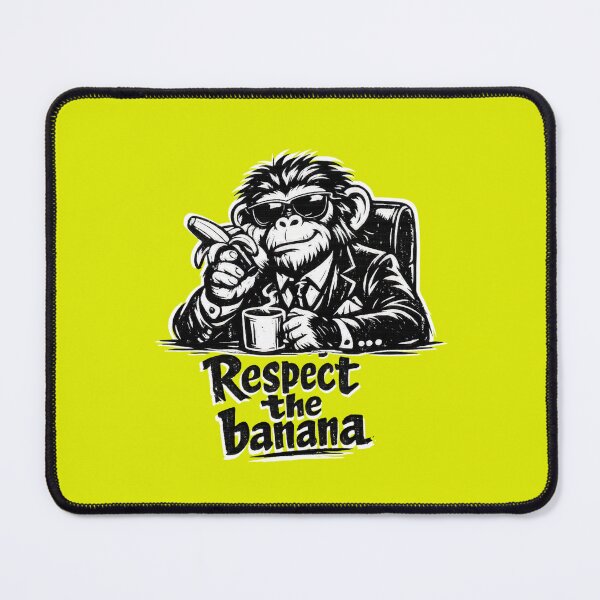 Item preview, Respect The Banana – Gangster Monkey Boss Ink Art designed and sold by Cabrasco.