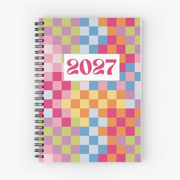 Item preview, 2027 Rainbow Checkerboard Cute Grid Check Pattern designed and sold by winterpumpkin.
