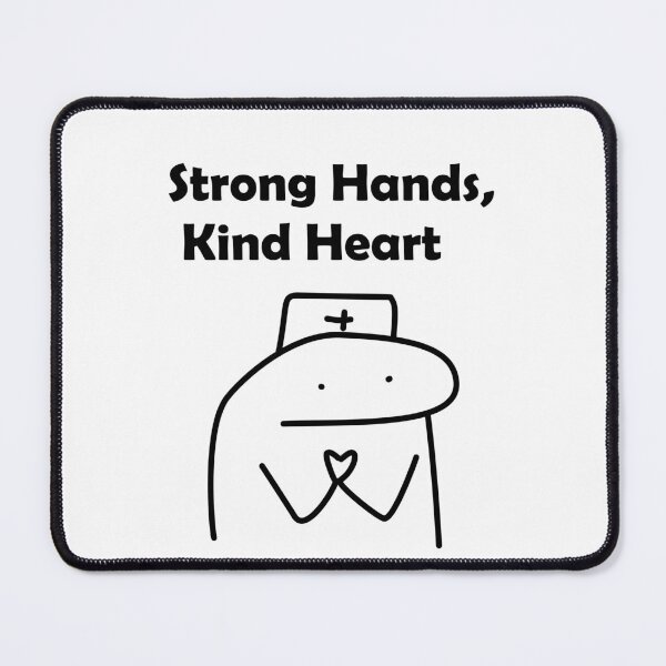 Item preview, Cute Strong Hands Kind Heart Nurse Cartoon designed and sold by darkskinbender.