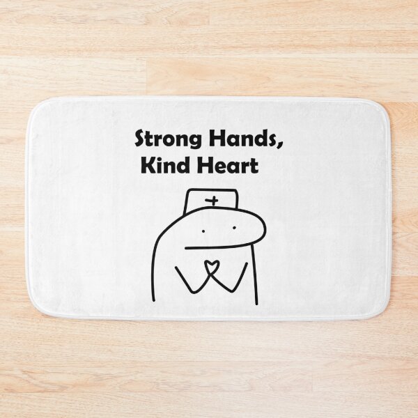 Item preview, Cute Strong Hands Kind Heart Nurse Cartoon designed and sold by darkskinbender.