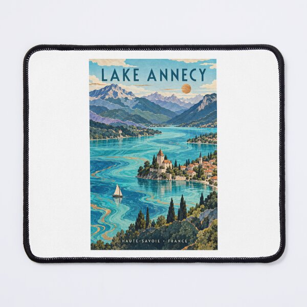 Artikelvorschau, Annecy-See - Frankreich entworfen und verkauft von GoodOldVintage.