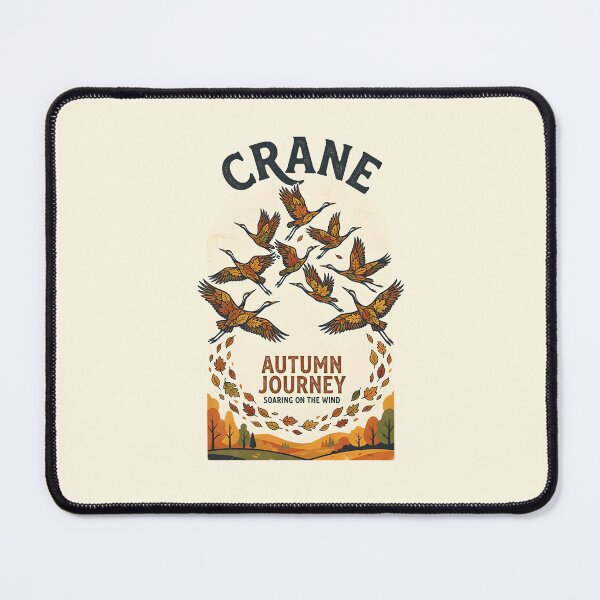 Item preview, Autumn journey - Cranes - Autumn design animals designed and sold by ParadoxParadox.