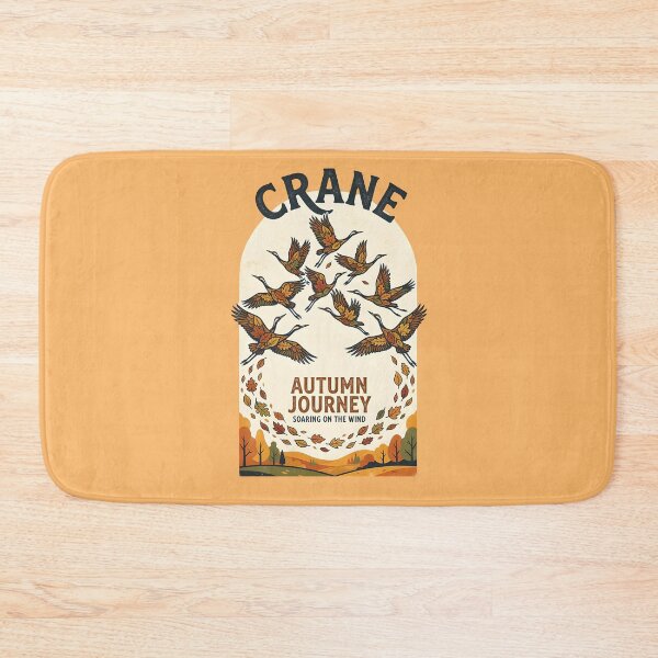 Item preview, Autumn journey - Cranes - Autumn design animals designed and sold by ParadoxParadox.