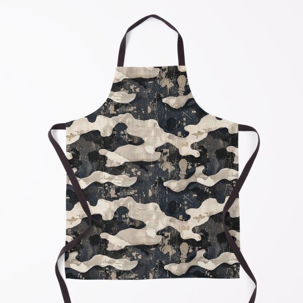 Item preview, Distressed Grunge Black and Beige Camouflage Pattern designed and sold by NTGUILTY.