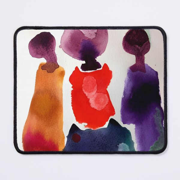 Item preview, Abstract Expressionist Watercolor Figures designed and sold by eastovy.