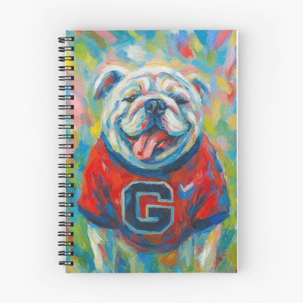 Item preview, Bulldog de acuarela estilo preppy designed and sold by emzzdesignzz.
