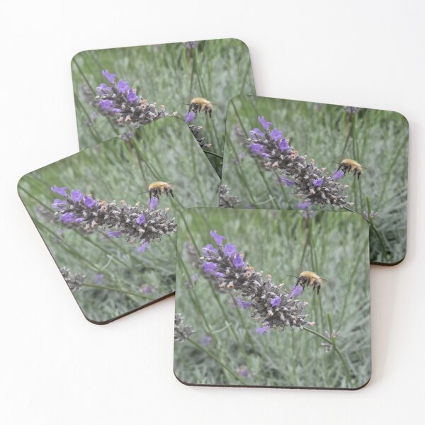 Item preview, Bumblebee and lavender - nature photography designed and sold by PACollins.