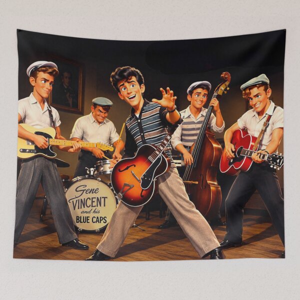 Item preview, Gene Vincent and his Bluecaps designed and sold by SmARTNiki.