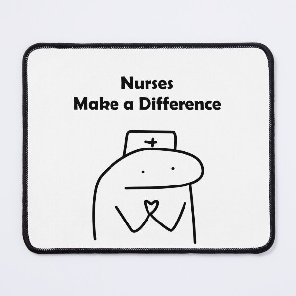 Item preview, Cute Nurses Make a Difference Cartoon designed and sold by darkskinbender.