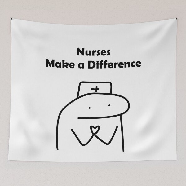Item preview, Cute Nurses Make a Difference Cartoon designed and sold by darkskinbender.
