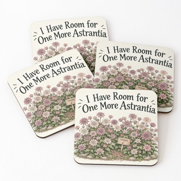 Artikelvorschau, Astrantia Gardening Humor – One More Astrantia entworfen und verkauft von Floraluxe.