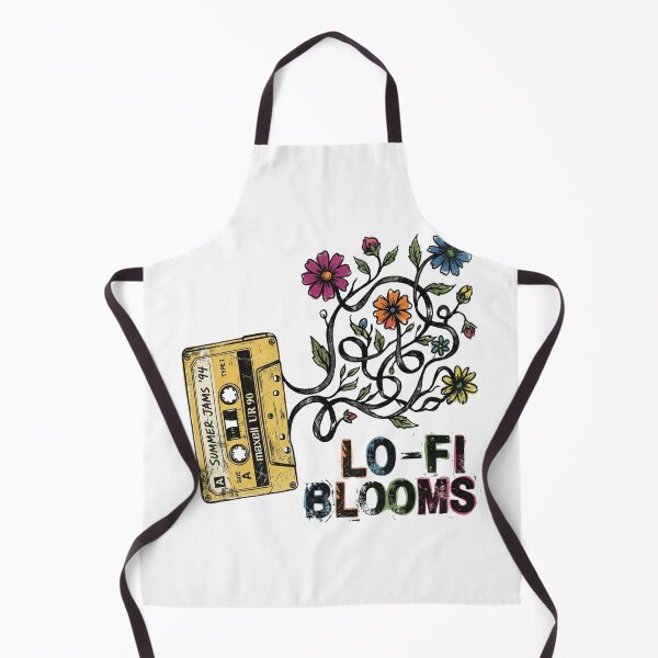 Item preview, Lo-Fi Blooms - Retro 90s Cassette Tape Wildflowers Art designed and sold by Sanan Israyilli.