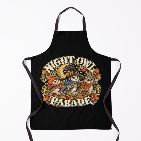 Item preview, Night Owl Parade Halloween Illustration designed and sold by AMICO77.