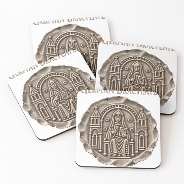 Item preview, German Bracteate — Medieval One-Sided Silver Coin designed and sold by Larkfound Studio.