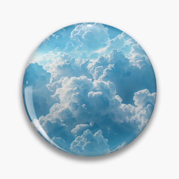 Item preview, Bright Blue Sky and Fluffy Clouds Pattern designed and sold by NTGUILTY.
