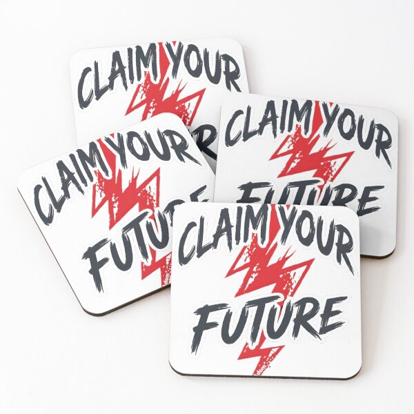 Item preview, Claim Your Future Motivational Typography designed and sold by Adom-Fashon.