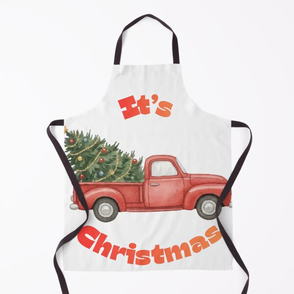 Item preview, It's Christmas with a truck caring Xmas tree T- shirt designed and sold by Mitti Di Khushboo.