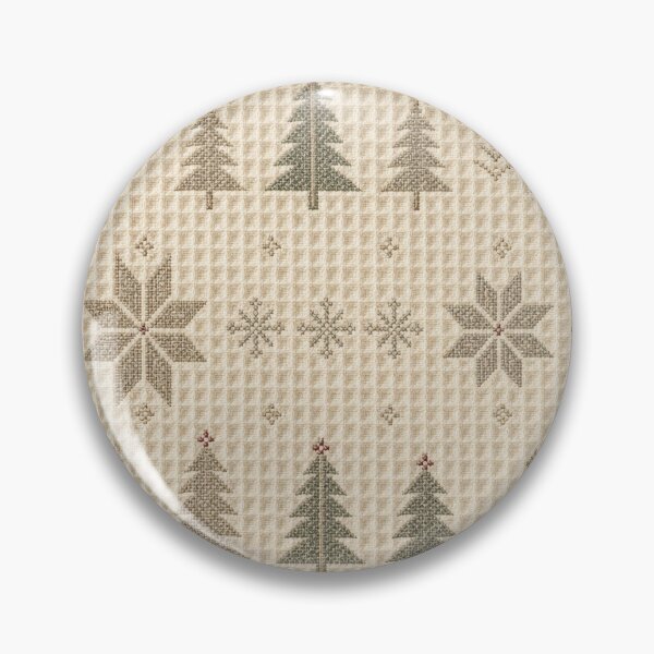 Item preview, Nordic Christmas Waffle Cotton Pattern designed and sold by frumixart.