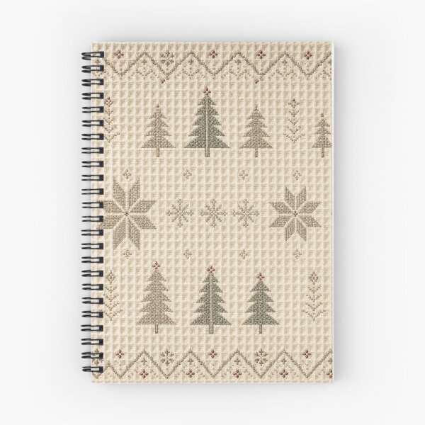 Item preview, Nordic Christmas Waffle Cotton Pattern designed and sold by frumixart.