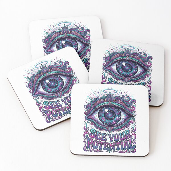 Item preview, See Your Potential - Psychedelic Third Eye Cosmic Galaxy Art designed and sold by Sanan Israyilli.
