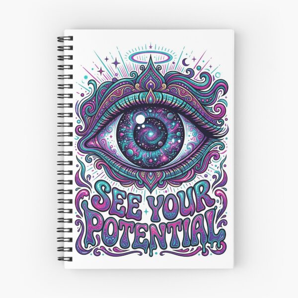 Item preview, See Your Potential - Psychedelic Third Eye Cosmic Galaxy Art designed and sold by Sanan Israyilli.