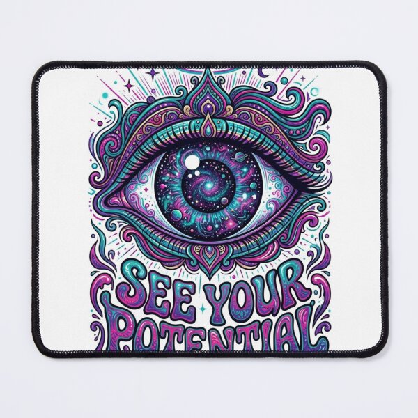 Item preview, See Your Potential - Psychedelic Third Eye Cosmic Galaxy Art designed and sold by Sanan Israyilli.